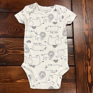 NEW SimplyJoys by Carters Animal Print One Piece 3-6 months